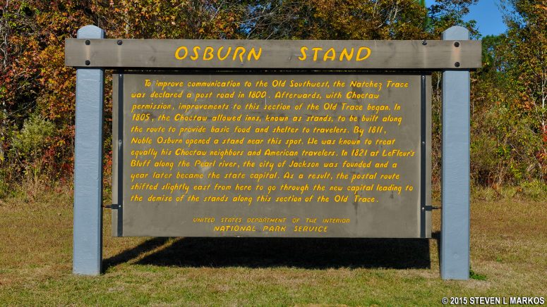 Natchez Trace Parkway | OSBURN STAND (MP 93.1)