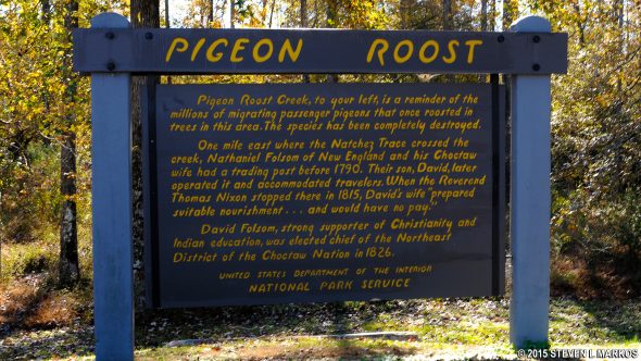 Pigeon Roost information panel (click to enlarge)
