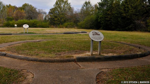 Chickasaw Village archaeological site on the Natchez Trace Parkway