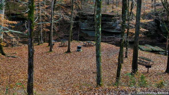 Glenrock Branch Picnic Area on the Natchez Trace Parkway