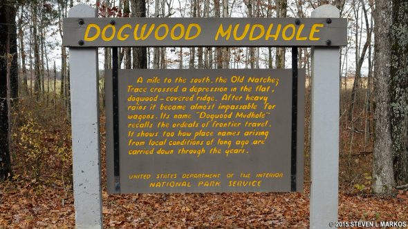 Dogwood Mudhole information panel (click to enlarge)