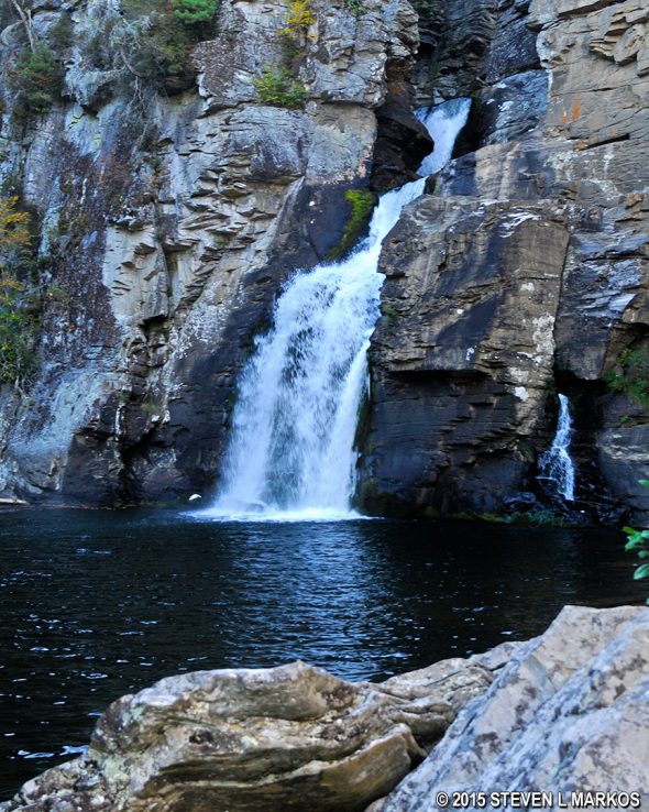 Linville Falls, the best waterfall on the Blue Ridge Parkway