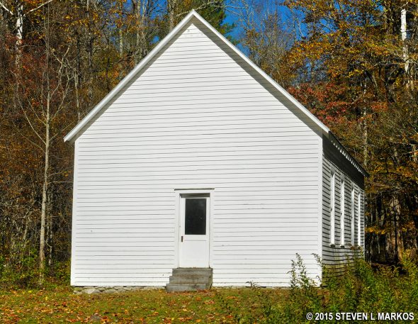 Beech Grove School in the Cataloochee region of Great Smoky Mountains National Park