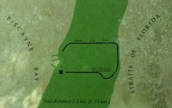 Elliott Key Loop Trail Map (click to enlarge)