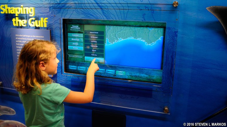 Interactive map of the Gulf Islands National Seashore at the Colmer Visitor Center