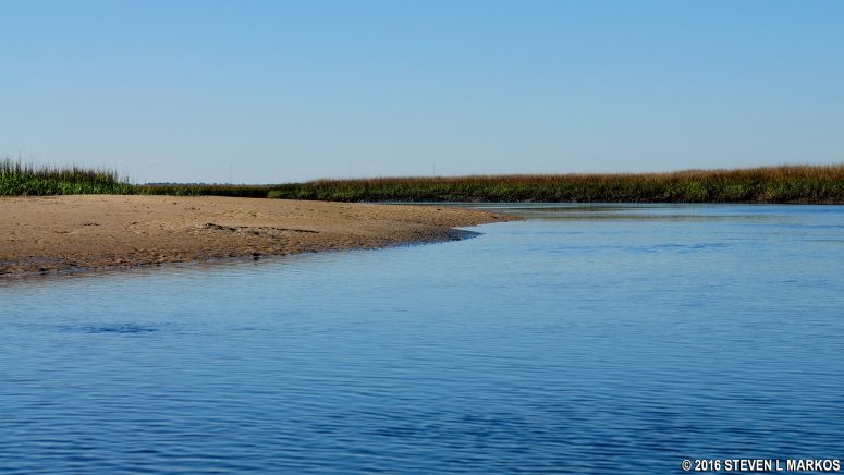 Waterways in the salt marsh at the Timucuan Ecological and Historic Preserve