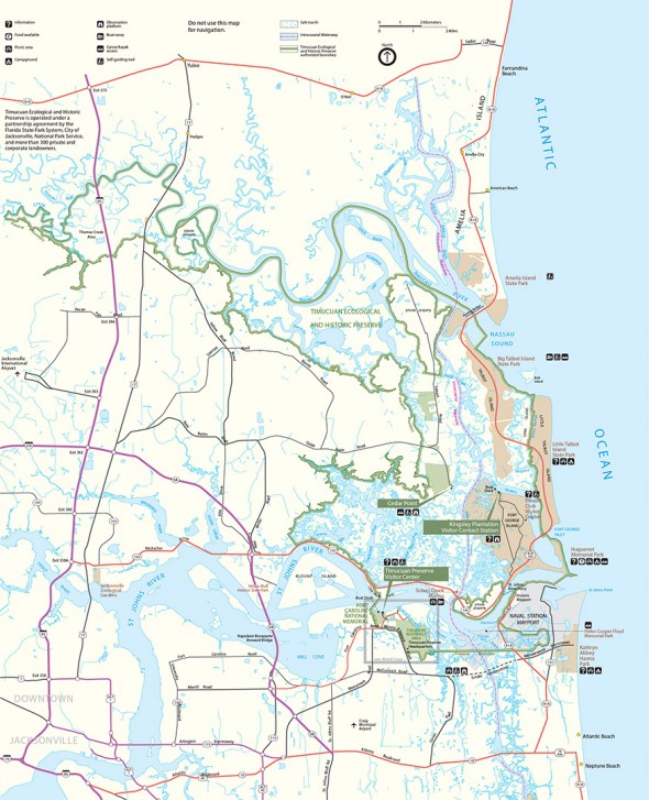 Timucuan Preserve Map (click to enlarge)