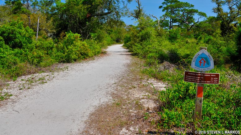 Florida National Scenic Trail at Fort Pickens, Gulf Islands National Seashore