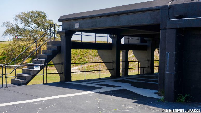 Upper level of Battery Pensacola at Fort Pickens, Gulf Islands National Seashore