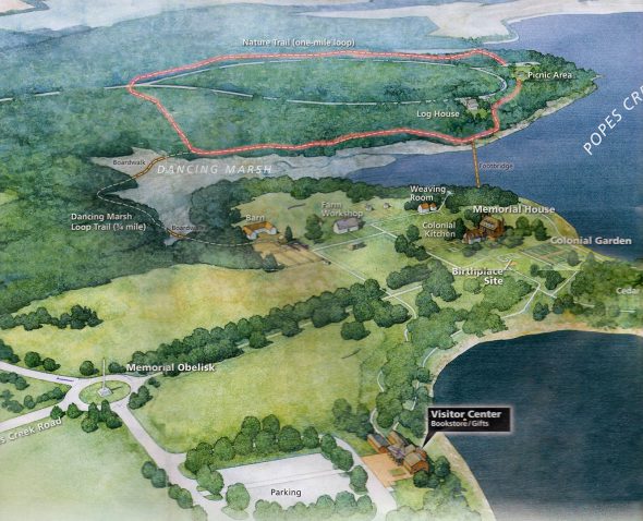 Nature Trail map (click to enlarge)