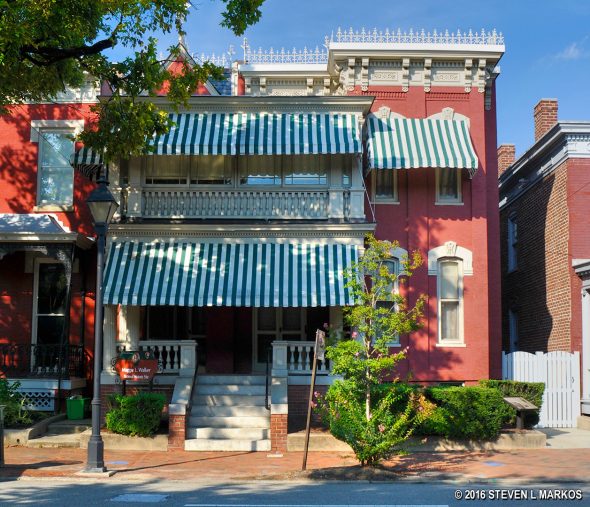 Maggie L. Walker House in the Jackson Ward District of Richmond, Virginia