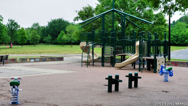 Playground next to the Aquatic Resources Education Center