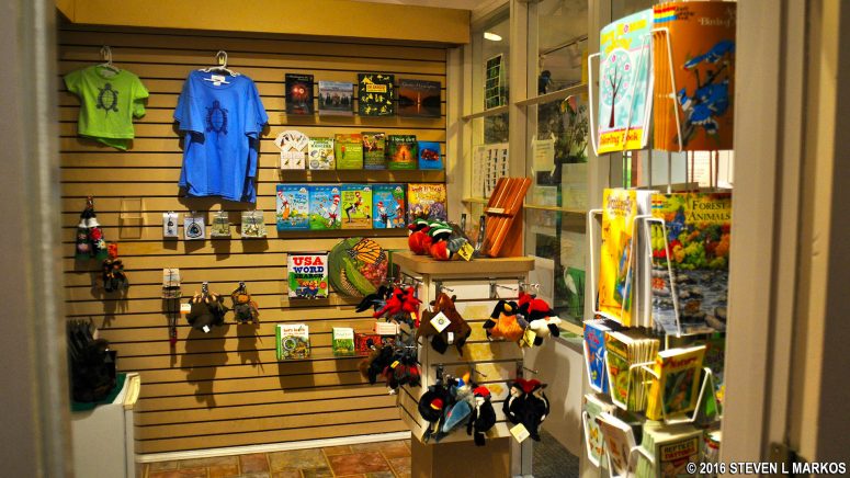 Visitor Center book and souvenir shop