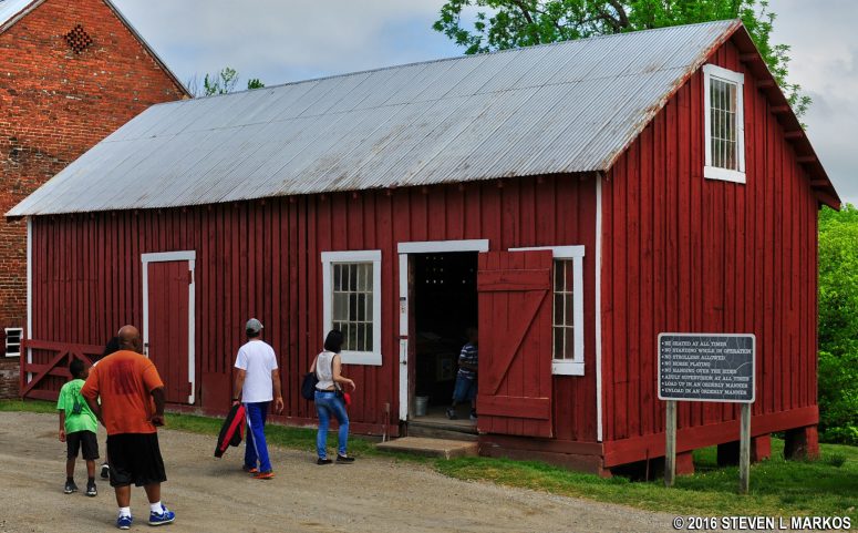 Feed storage building at Oxon Hill Farm in Maryland