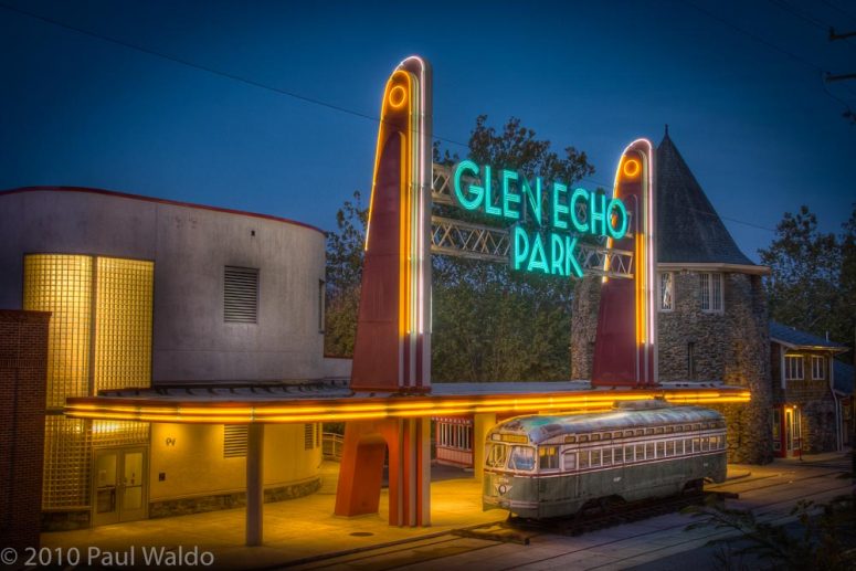 Original entrance to Glen Echo Park (photo by Paul Waldo)