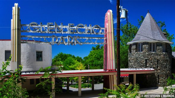 Original entrance to Glen Echo Park in Maryland