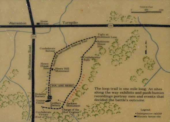 Henry Hill Loop Trail Map (click to enlarge)