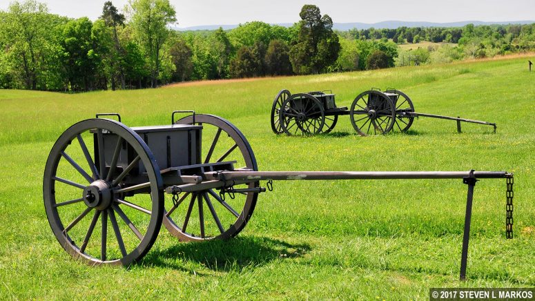 Union supply wagon for artillery on Henry Hill, Manassas National Battlefield Park