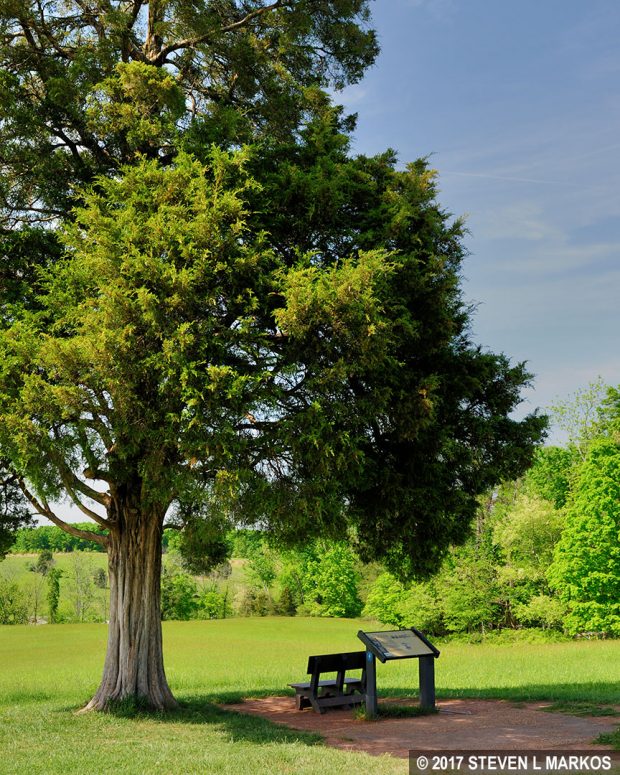 Location of Confederate Captain John Imboden’s artillery battery on Henry Hill, Manassas National Battlefield Park