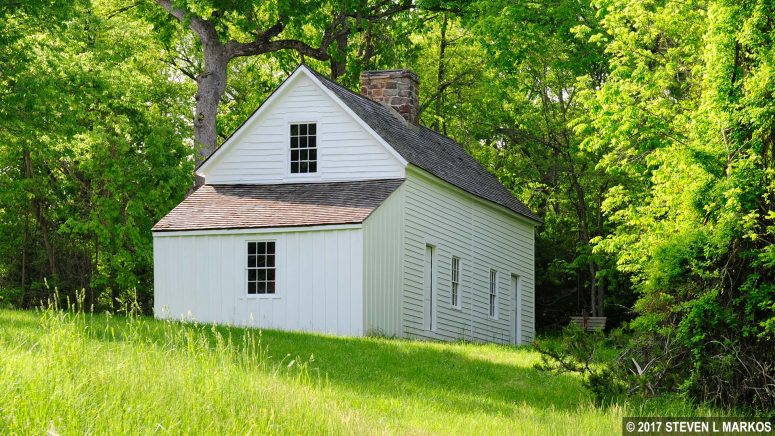 Thornberry House as seen from Bull Run in the Sudley Church area of Manassas National Battlefield Park