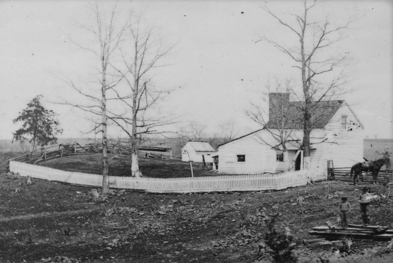 Photo of the Thornberry House from 1862