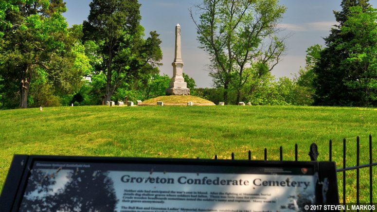 Groveton Confederate Cemetery in Manassas, Virginia