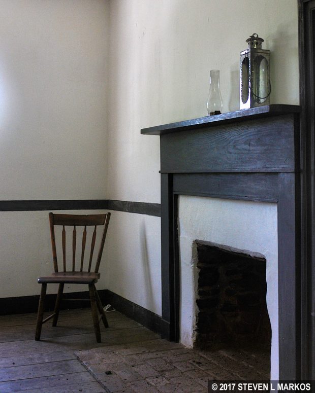 A peak inside the Dogan House, one of the few Civil War-era structures still standing in Manassas National Battlefield Park