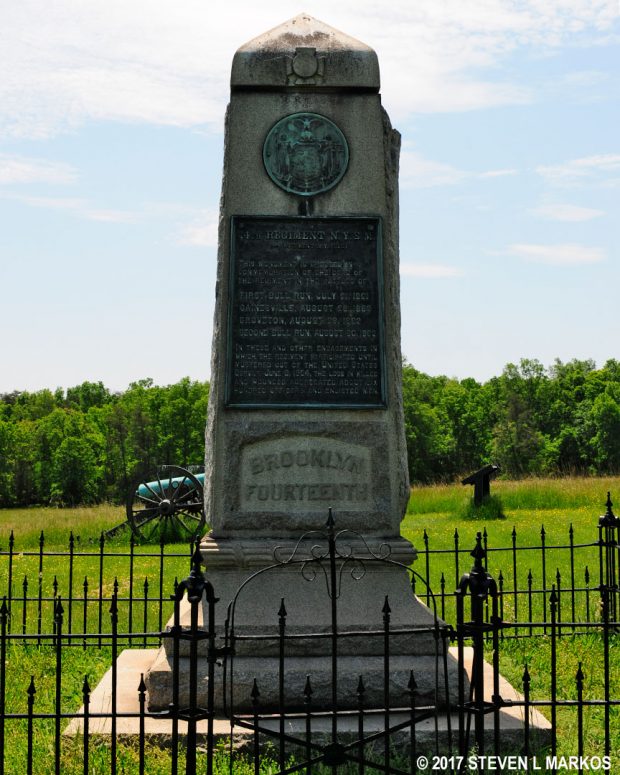 14th Brooklyn Monument in Manassas National Battlefield Park