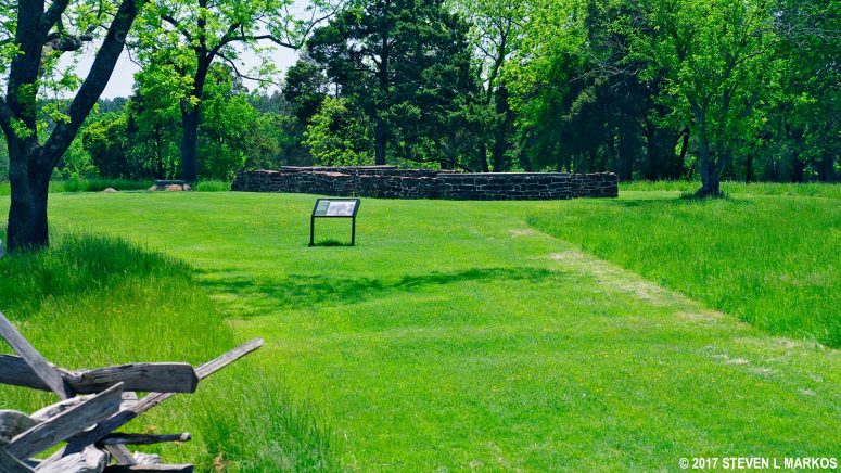 Foundation of Hazel Plain at Chinn Ridge, Manassas National Battlefield Park