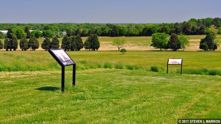 Portici Plantation house site on the Second Manassas Battlefield Tour, Manassas National Battlefield Park