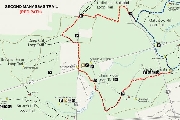 Second Manassas Trail map (click to enlarge)