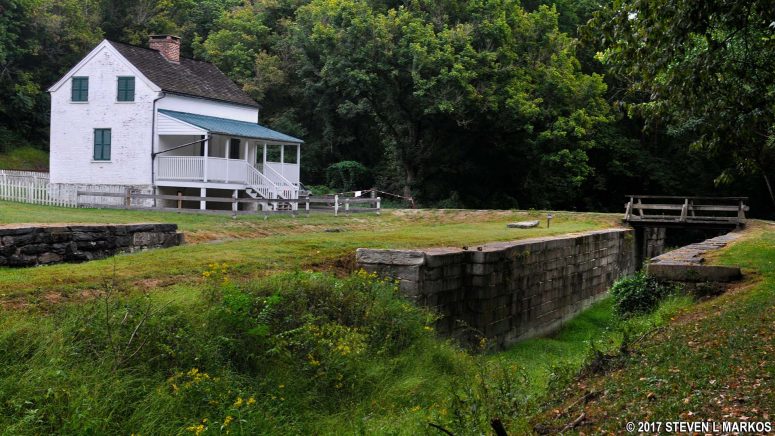 Downstream view of Lock and Lockhouse 29