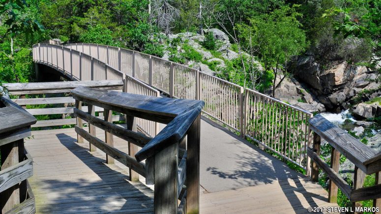 Second of two bridges on the Olmstead Island Bridges Trail in Chesapeake and Ohio Canal National Historical Park