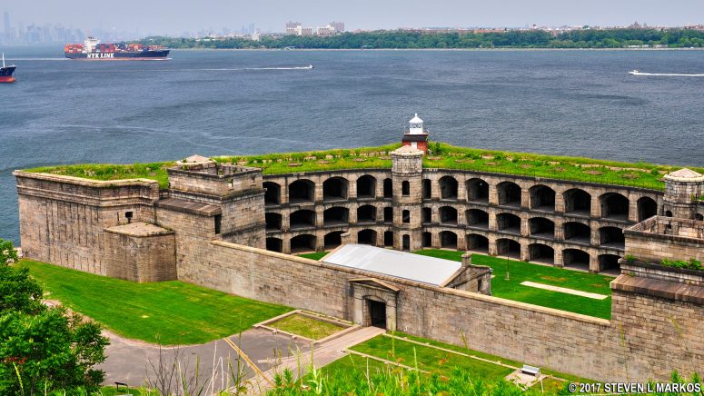 Examples of casemates at Battery Weed on Staten Island