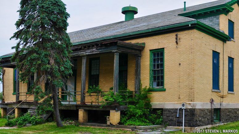 One of two deteriorating mess halls at Fort Hancock, Gateway National Recreation Area
