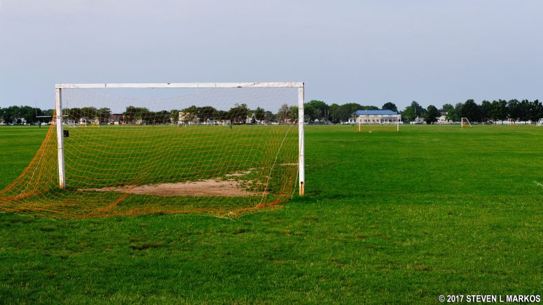Soccer field at Gateway National Recreation Area's Miller Field