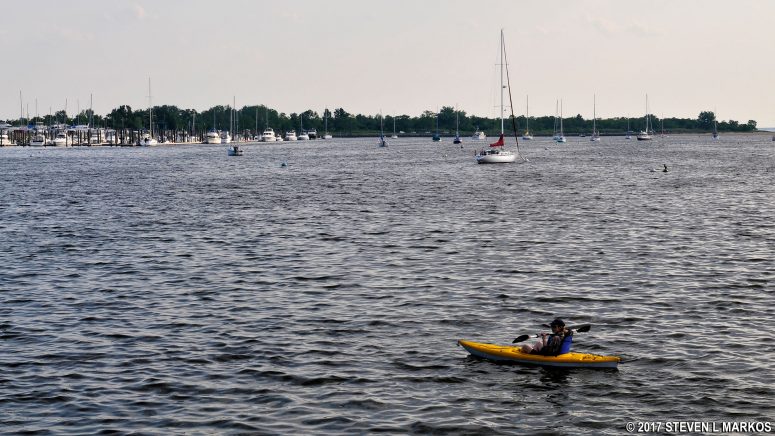 Kayaking in Great Kills Harbor, Staten Island unit of Gateway National Recreation Area