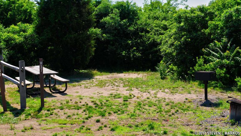 Wiley Post A Site W37 at Camp Gateway Brooklyn, Gateway National Recreation Area