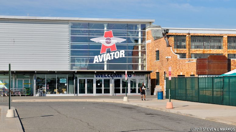 Entrance to Aviator Sports at Floyd Bennett Field
