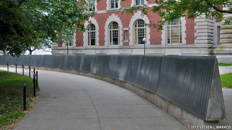American Immigrant Wall of Honor at Ellis Island