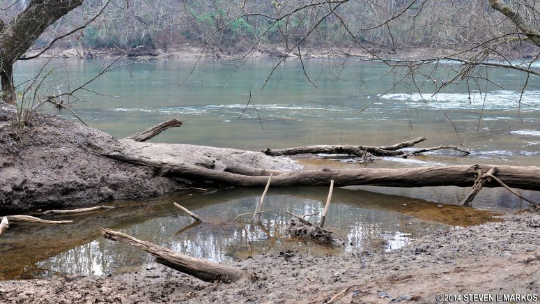 Mulberry Creek in the Johnson Ferry North Unit of Chattahoochee River National Recreation Area empties into the Chattahoochee River
