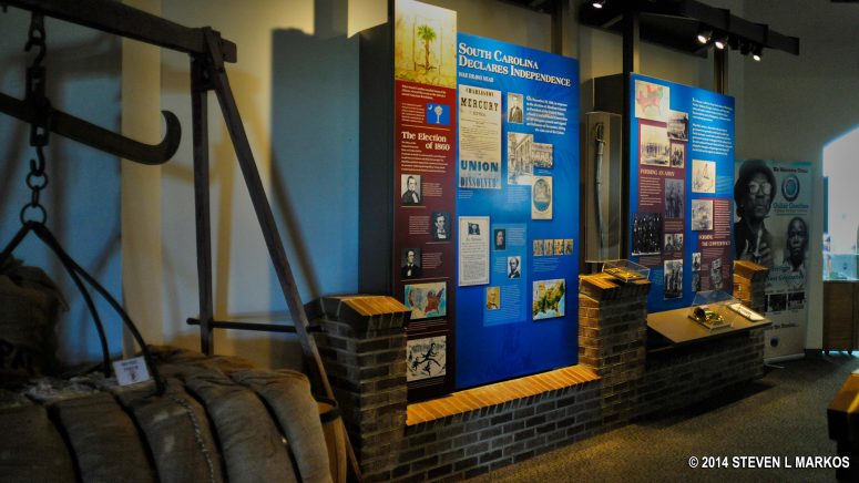 Museum exhibits at Fort Sumter Visitor Center, Fort Sumter and Fort Moultrie National Historical Park