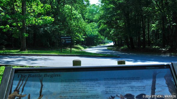 Where the Battle of Guilford Courthouse began