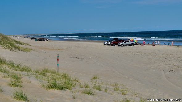 Beach near the Frisco Campground at Cape Hatteras National Seashore