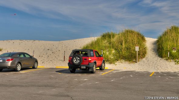 Parking lot for Unnamed Beach Parking #2 at Cape Hatteras National Seashore