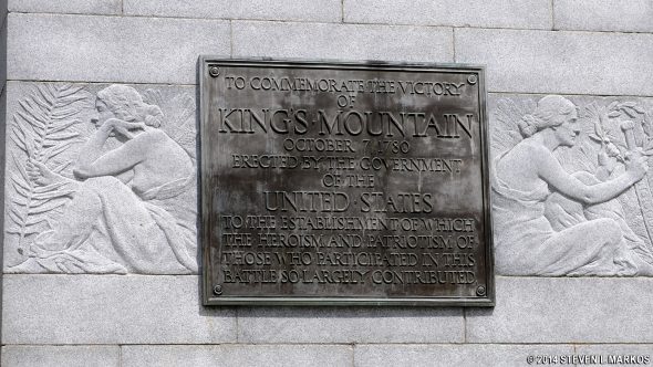 Inscription on the U. S. Monument at Kings Mountain National Military Park