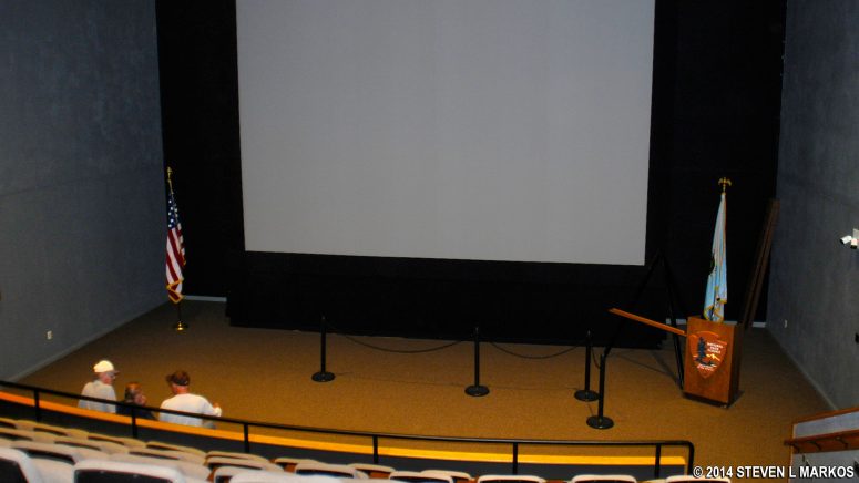 Park theater and auditorium at the Johnstown Flood National Memorial Visitor Center