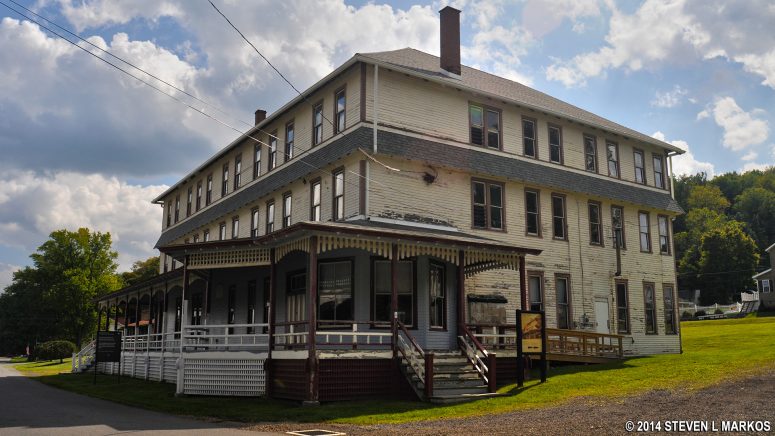 South Fork Fishing and Hunting Club clubhouse addition before a mid-to late 2010s exterior renovation, Johnstown Flood National Memorial