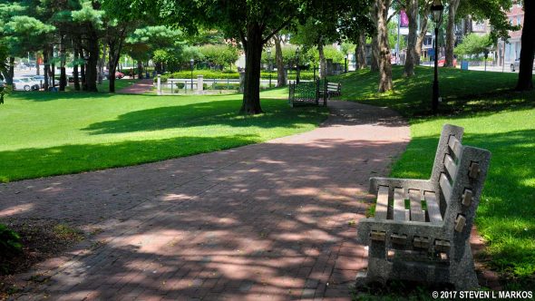 Park grounds of Roger Williams National Memorial