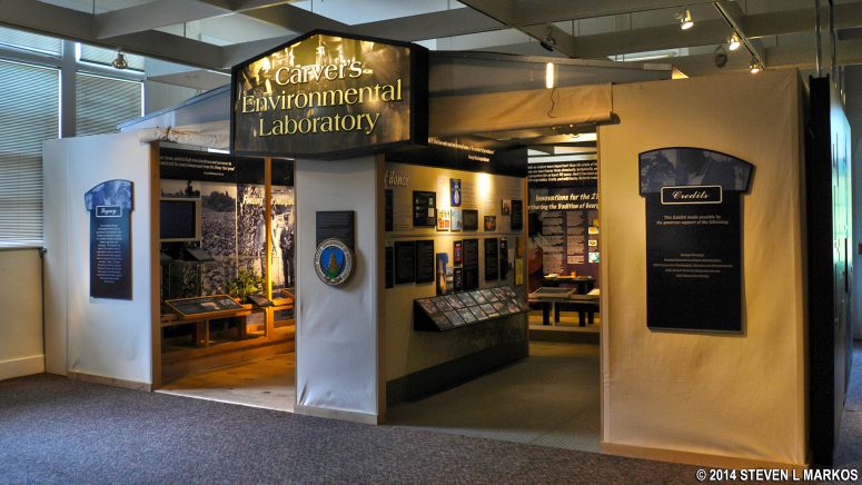 Carver's Environmental Laboratory exhibit at the George Washington Carver Museum, Tuskegee Institute National Historic Site